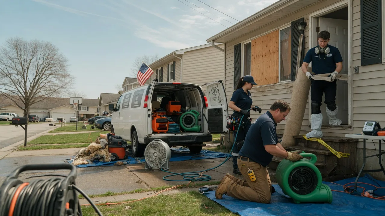 Water Damage Restoration in Lovington, IL near me